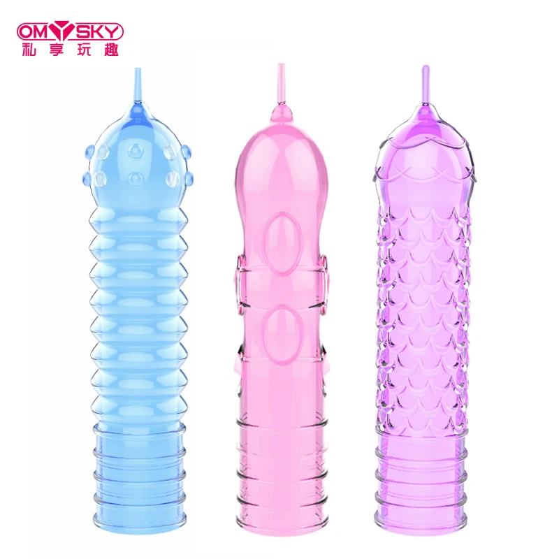 Гибкий силиконовый презерватив многоразового использования мягкое кольцо для