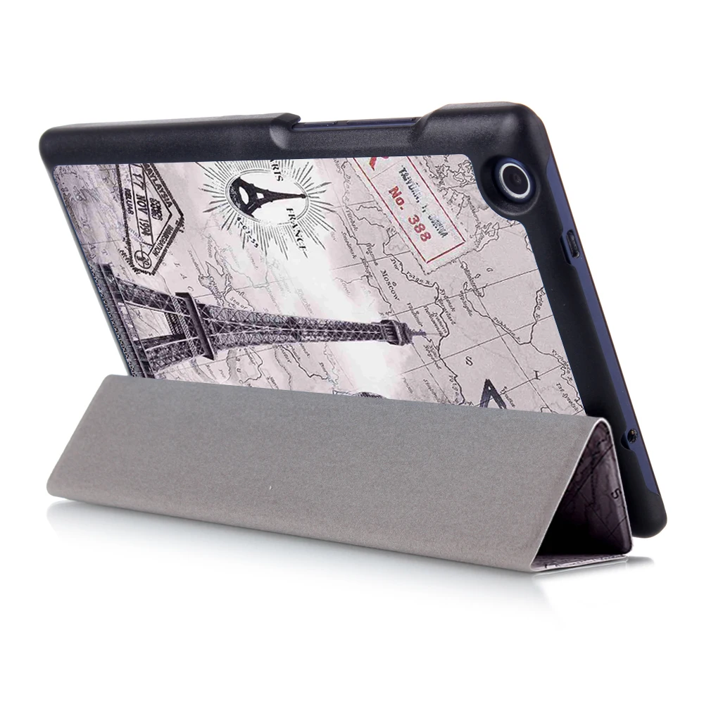 Чехол для Lenovo Tab 2 A8-50F GARUNK Магнитный Кожаный Filp Tri-Fold Стенд Смарт-Чехол TAB 3 850F Tablet