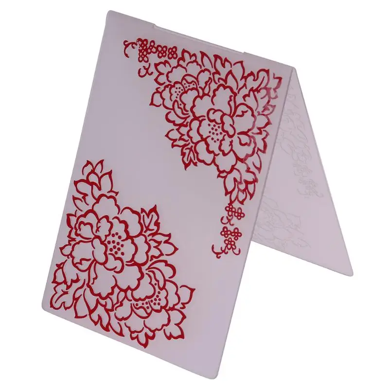 Пластиковый с тиснением папка для изготовление скрапбукинга трафарет