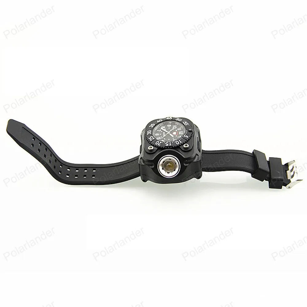 Мода Спорт на открытом воздухе механические часы водонепроницаемые Группа свет