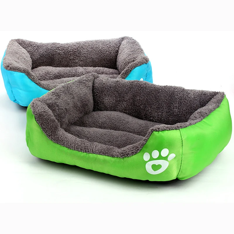 

Venxuis Candy Color Pet Puppy Bed Soft Cotton Cat Dog Mat Bed Winter Warm Teddy Cat House Kitten Sofa Pet Sleeping Pad