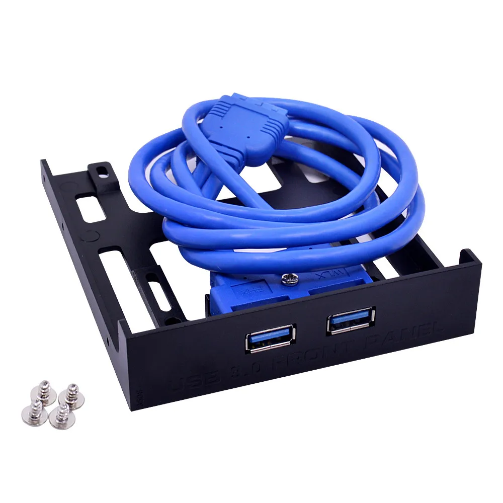 Флоппи дисковый отсек с передней панелью USB 3 5 0 дюйма 2 портами Hub 20 контактный