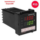 Цифровой интеллектуальный ПИД-регулятор температуры MC100 PT100 K, выход SSR, 85-265 В переменного тока, умный термостат с сигнализацией