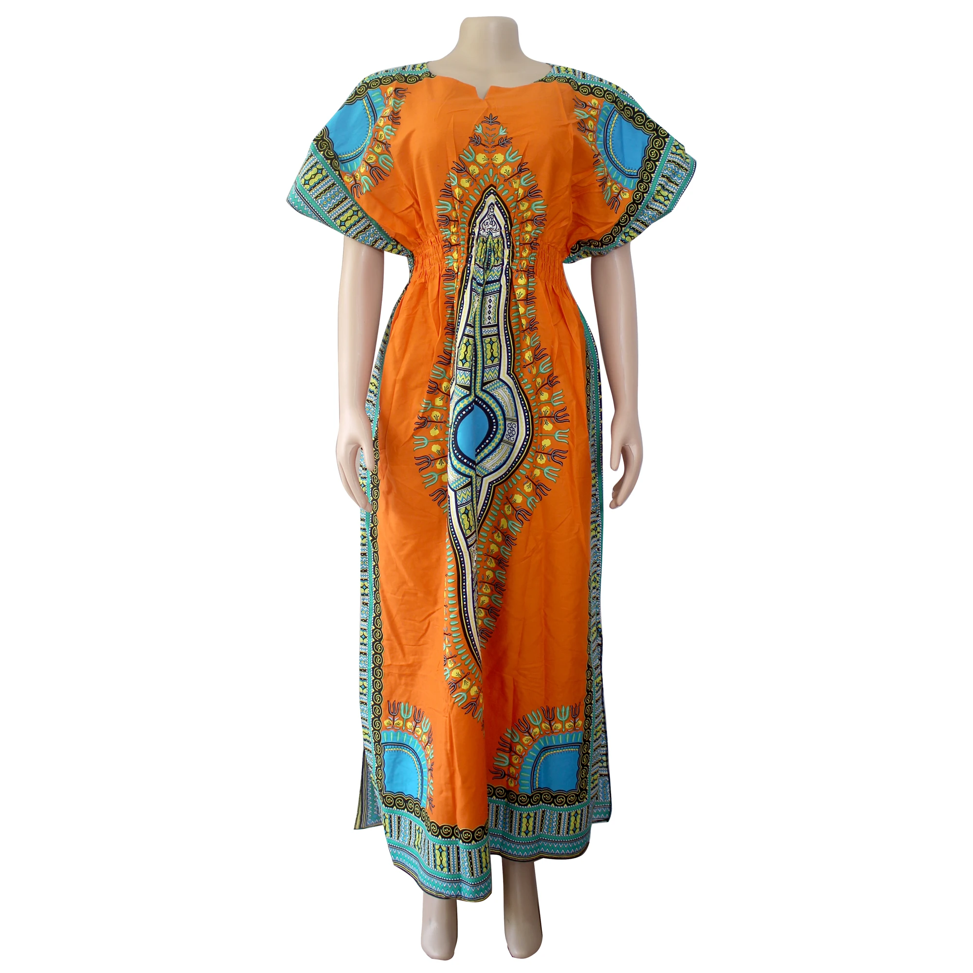 Dashikiage хлопок Африканский мода родной Анкара женское платье