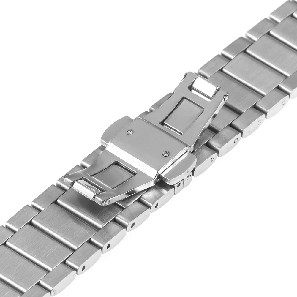 

Quick Release Stainless Steel Watchband 16mm 18mm 20mm 22mm for Casio Men Women Watch Band Butterfly Buckle Strap Wrist Bracelet