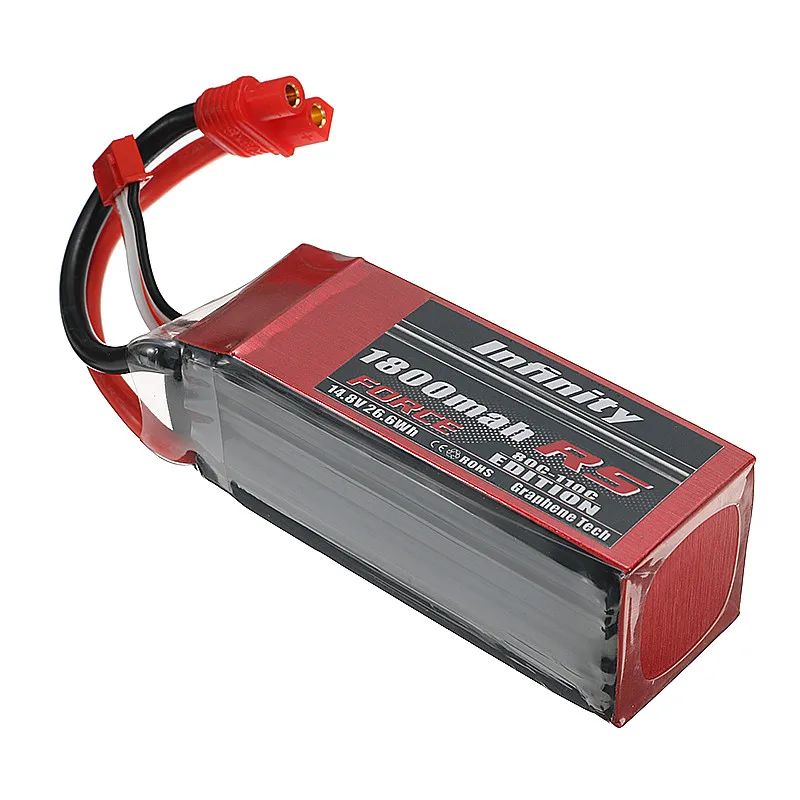 Новинка для Infinity 14 8 V 1800mah 4S1P 80C SY60 XT60 Plug RS FORCE EDITION Lipo батарея RC Racer Drone Quadcopter Power |