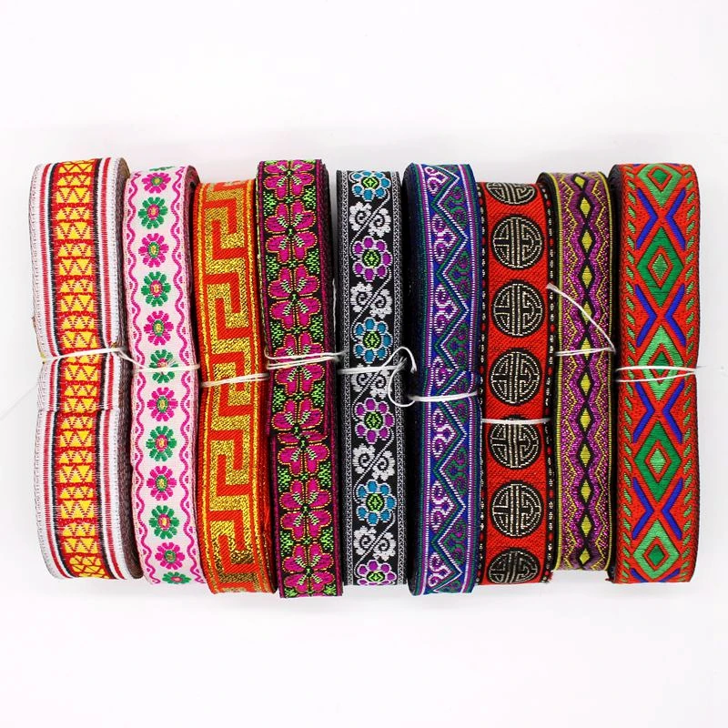 7 ярдов/партия Национальная вышивка тесьма Цыганский костюм украшения кружевные