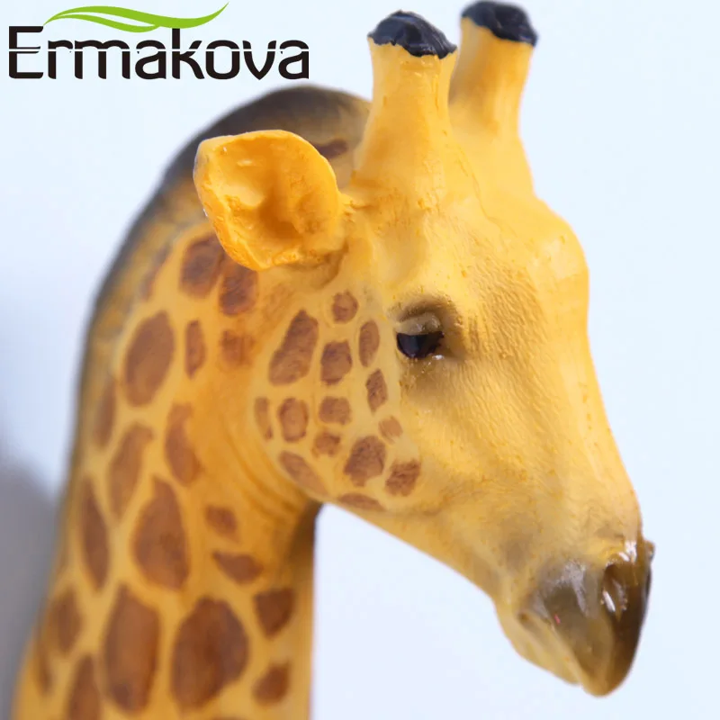 ERMAKOVA Decorative Resin Animal Head Key Holder Wall Hanger Statue Shaped Coat Hat Hook Hanging Rack Home Decor | Дом и сад
