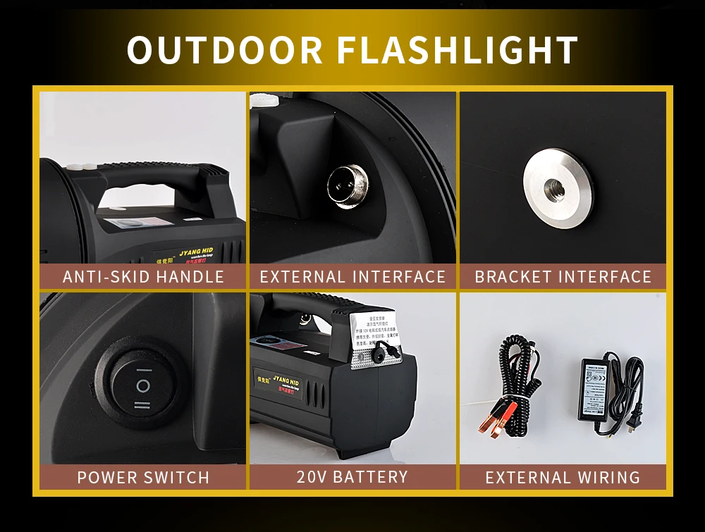Охотничий светильник 55W Xenon flash светильник 100W HID портативный точечный светильник