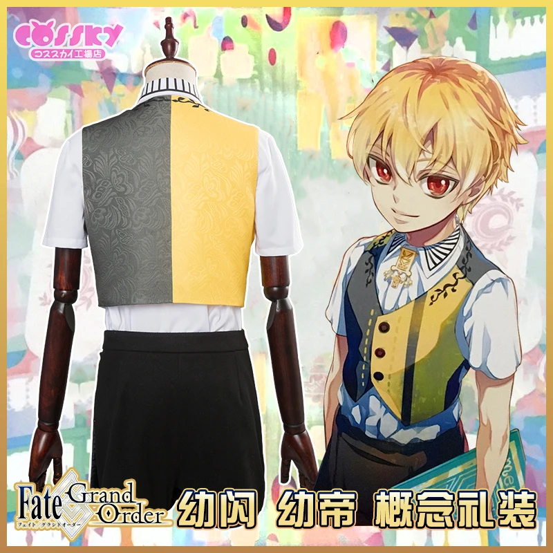 Gilgamesh Aleksander Fate/большой заказ косплей костюм жилет футболка шорты|Игровые костюмы|