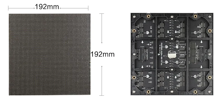 Светодиодная матрица с большой скидкой полноцветный дисплей P3 192x192 литой корпус