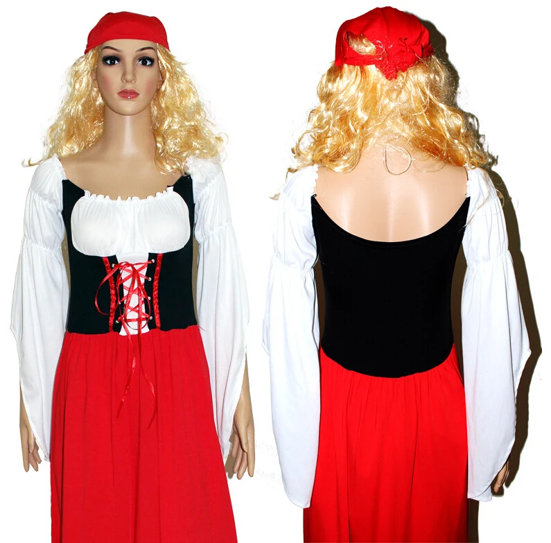 Фестиваль пива Октоберфест октября дирндль Красный горничной крестьянское юбка