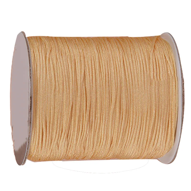 1 5 мм атласная оплетка шампанского нейлоновый шнур + аксессуары для ювелирных