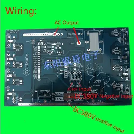 DIY наборы DC 380 В AC 16 В к AC 220 В 2000 Вт Чистая синусоида инверторный блок питания пост синусоида волновой усилитель доска
