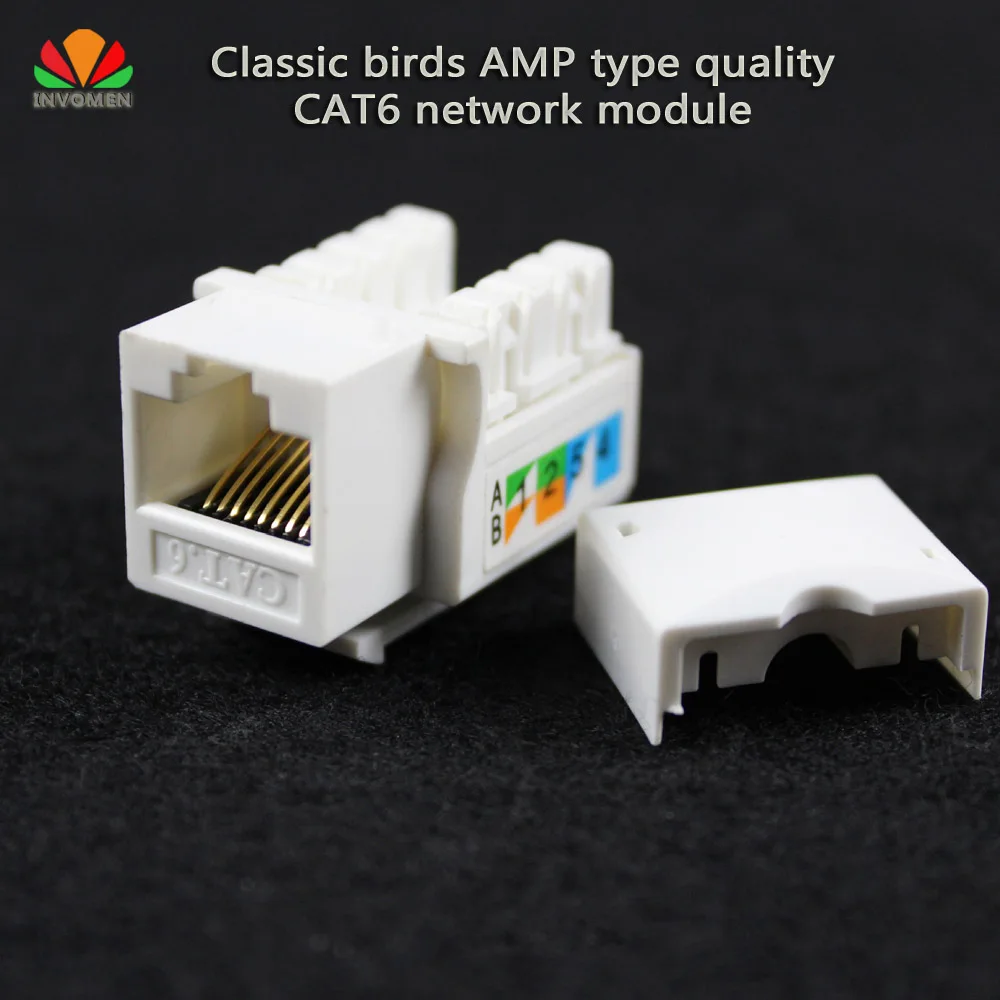 2 шт./лот Птицы стиль CAT6 сетевой модуль информация гнездо RJ45 компьютер