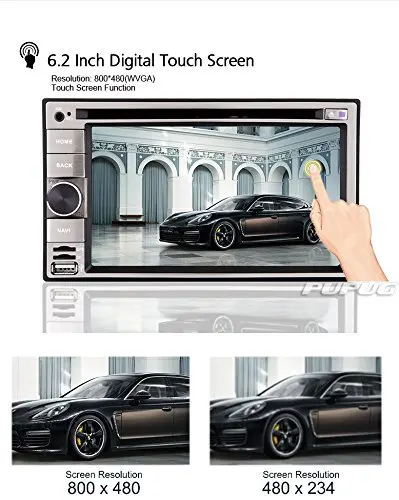 2Din автомобильный dvd плеер gps Nav с Bluetooth AM/FM радио в тире сенсорный экран автомобиля