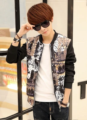 Молодежная Metrosexual куртка бомбер Мужская осенняя классические мужские пальто