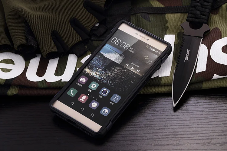 Камуфляж Case Для Huawei P8 Армия Силиконовый Чехол Коке fundas Задняя Крышка Capinha| |