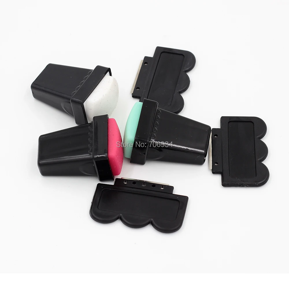 

Кольца для дизайна ногтей, 3 набора, скребок, силиконовый штамп, 1,7*1,1 дюйма