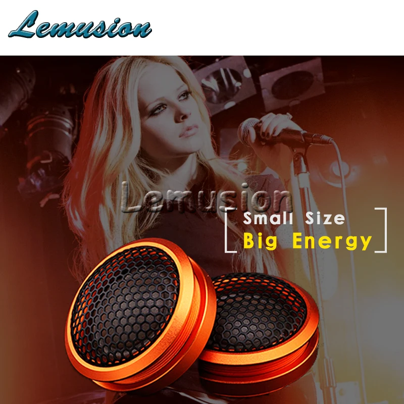 Автомобильный Стайлинг 1 пара модифицированный автомобильный аудио Динамик шелк