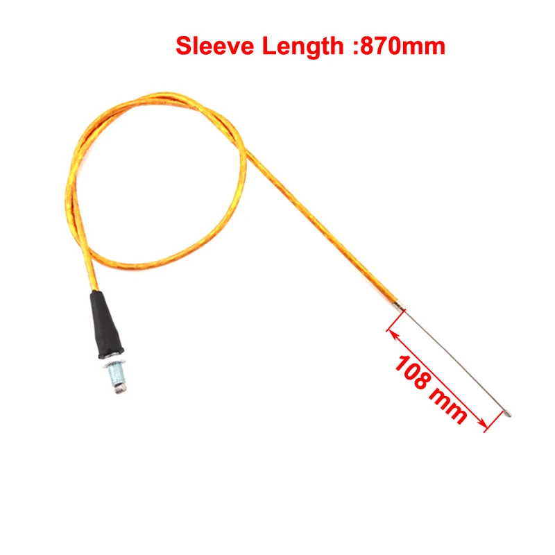 XLSION Aftermarket Gold Twist Дроссельный кабель для 50cc 110cc 125cc 140cc 150cc 160cc Orion SSR Coolster SDG GPX