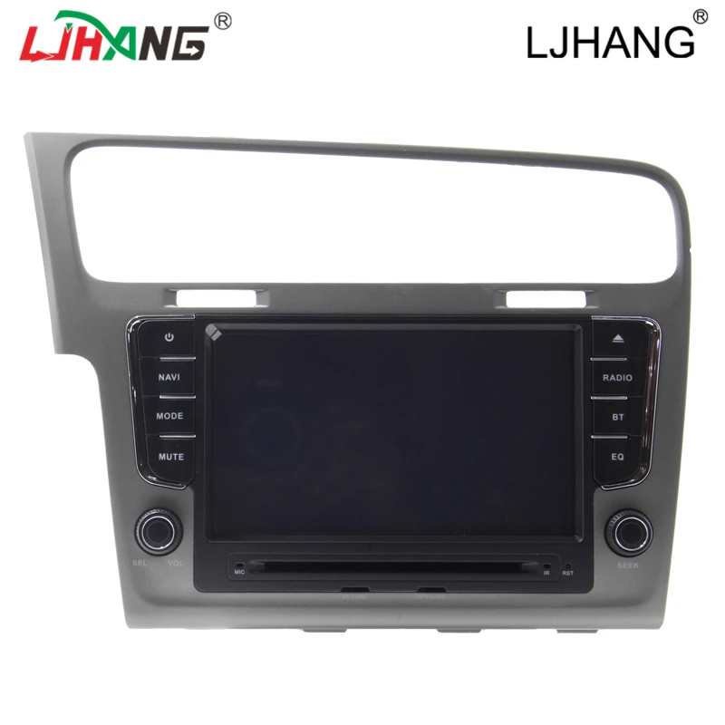 LJHANG 1 Din Автомобильный мультимедийный плеер для VW/Volkswagen/Golf 7 GPS Bluetooth навигация