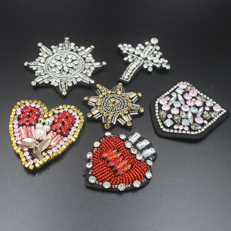 Одежда аксессуары из бисера Снежинка Любовь Набор звездных крестообразных