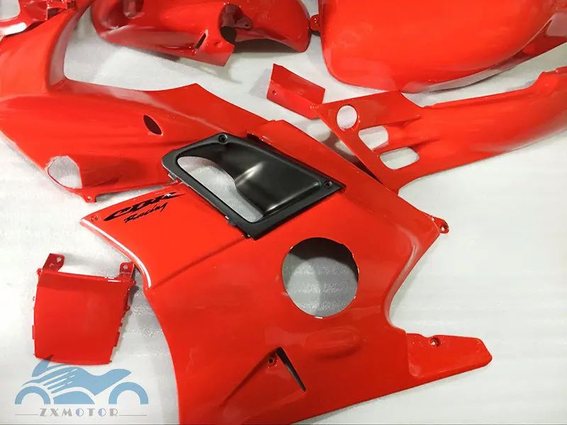 Высокое качество обтекателя Для HONDA CBR600 F2 1991 1992 1993 1994 Мотоцикл Обтекатели красный дорожно тела ремонт CBR 600 F2 91 93 94