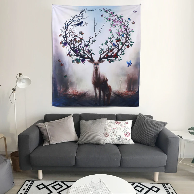 Enipate Large Mandala Indian Tapestry Wall Hanging Bohemian Beach Towel Polyester Thin Blanket Yoga Shawl Mat 200x150cm | Дом и сад