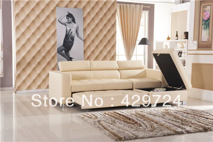 Бесплатная доставка диван кровать современный французский дизайн из кожи