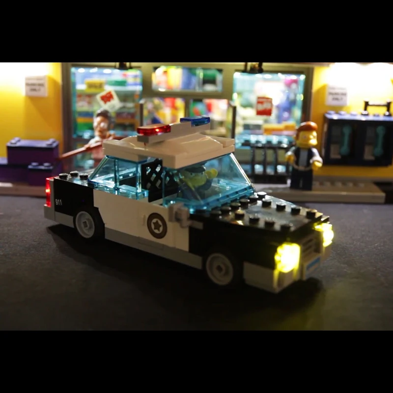 Светодиодная лампа для Lego 71016 строительные блоки Creator City Street совместимы с 16004