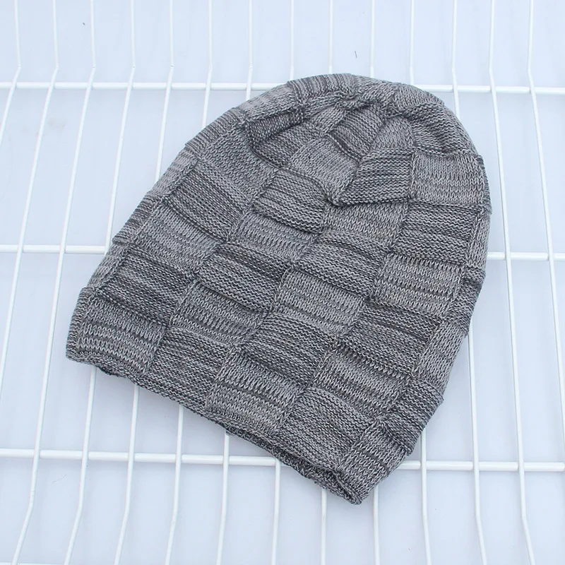 Casual Winter Hat Men's Solid Color Knitted Wool Cap Soft Beanie For Men Women Fashion Hip-Hop Hats Hood Unisex NEW | Аксессуары для
