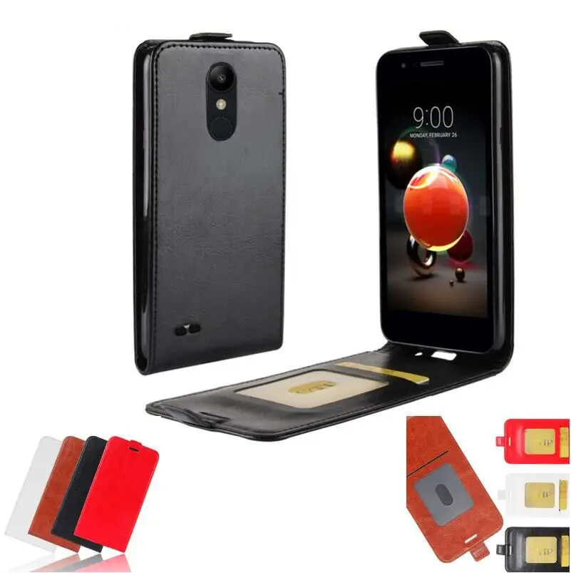 Вертикальный флип чехол для LG K8 2018 случае 5 0 дюймов телефон чехлы с карт памяти