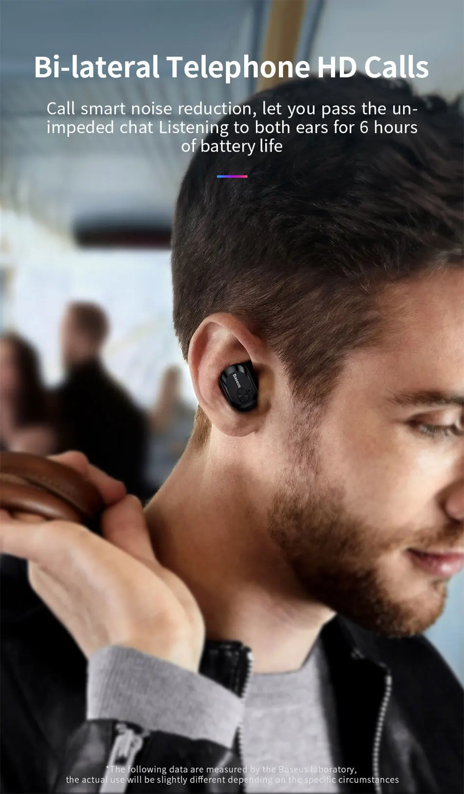 Беспроводные наушники Baseus Bluetooth 5,0, Bluetooth наушники для iPhone, samsung, Xiaomi, спортивные наушники, стерео наушники
