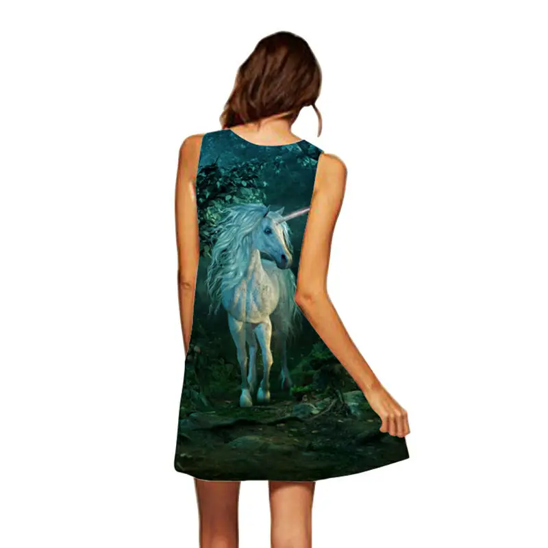 Женское пляжное платье бохо повседневное ТРАПЕЦИЕВИДНОЕ короткое с объемным