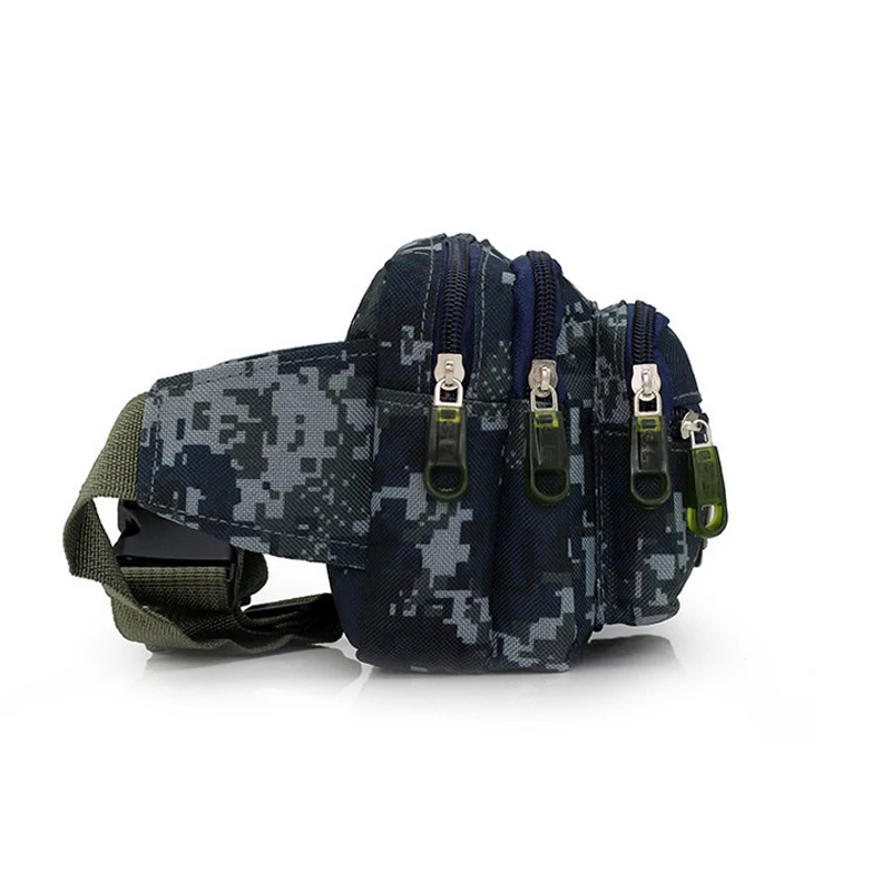 MYNOS Camouflage Large Capacity Four layers Waist Bags For Men Travel Fashion Canvas Chest Shoulder Bag Outdoor Male |
