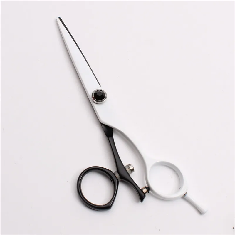 C9019 Bai C 6N C9019 6," 440C заказной логотип Поворотная рукоять ножницы Thinning расческа-Ножницы Профессиональные ножницы для волос - Цвет: C9019 Bai C 6N