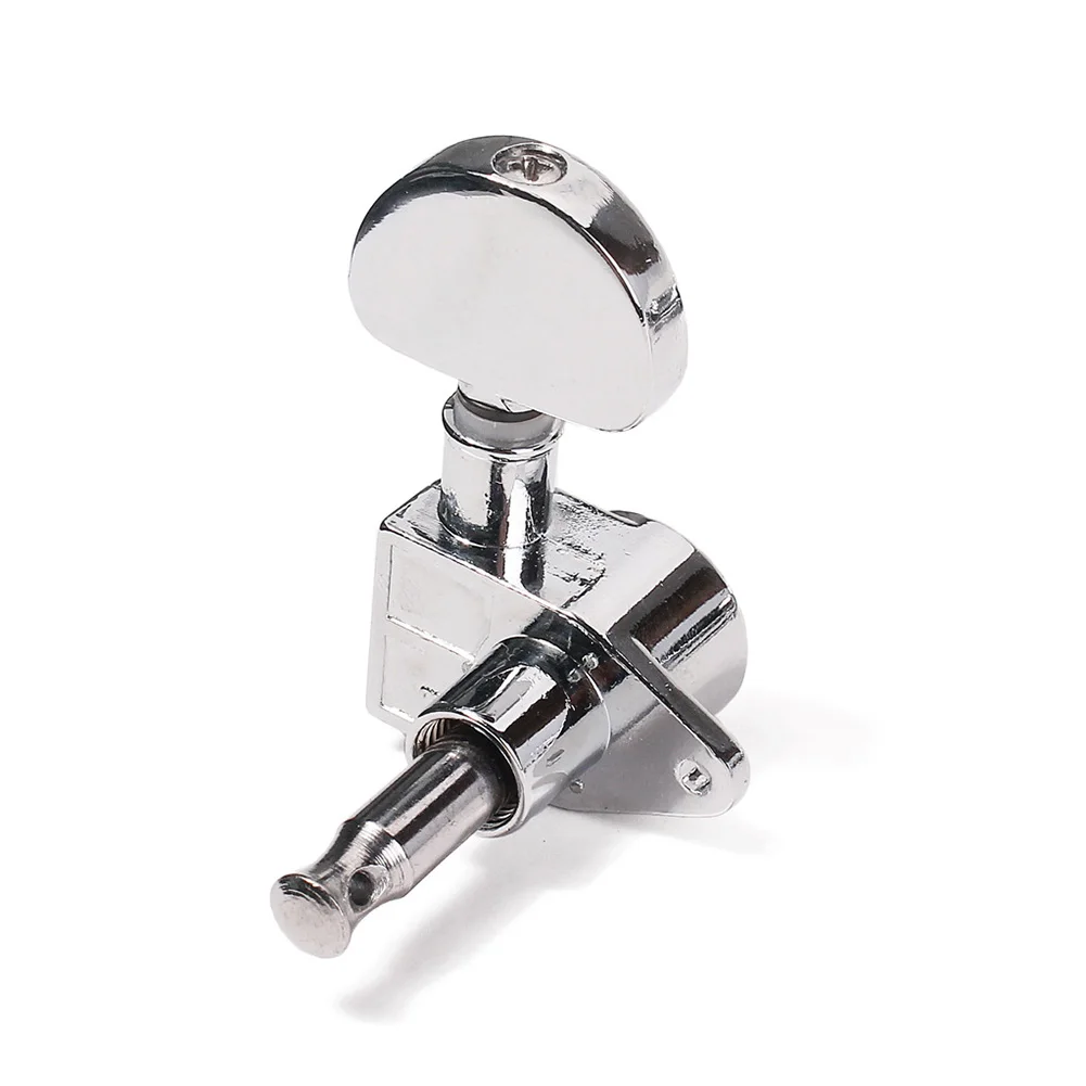 6 шт./партия 3L3R хромированные кнопки для гитары блокировка струн тюнинг Колки