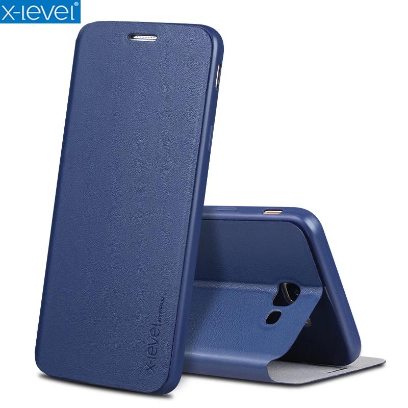 Кожаный чехол-книжка X-Level s для samsung Galaxy J5 Prime, ультратонкий деловой кожаный чехол-накладка для samsung On5