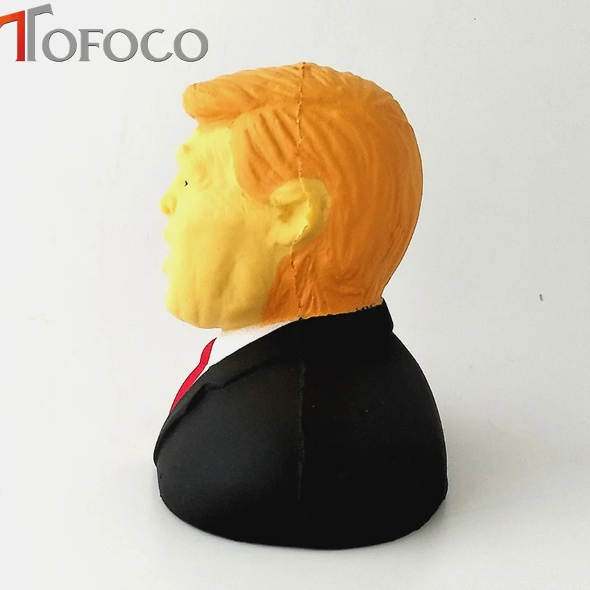 Jumbo Squishy Дональд Трамп Сжимаемый мячик для снятия стресса игрушка крутая Новинка