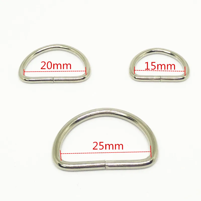 Металлические d образные пряжки для камеры плечевые ремешки сумки и кошелька 2 шт.