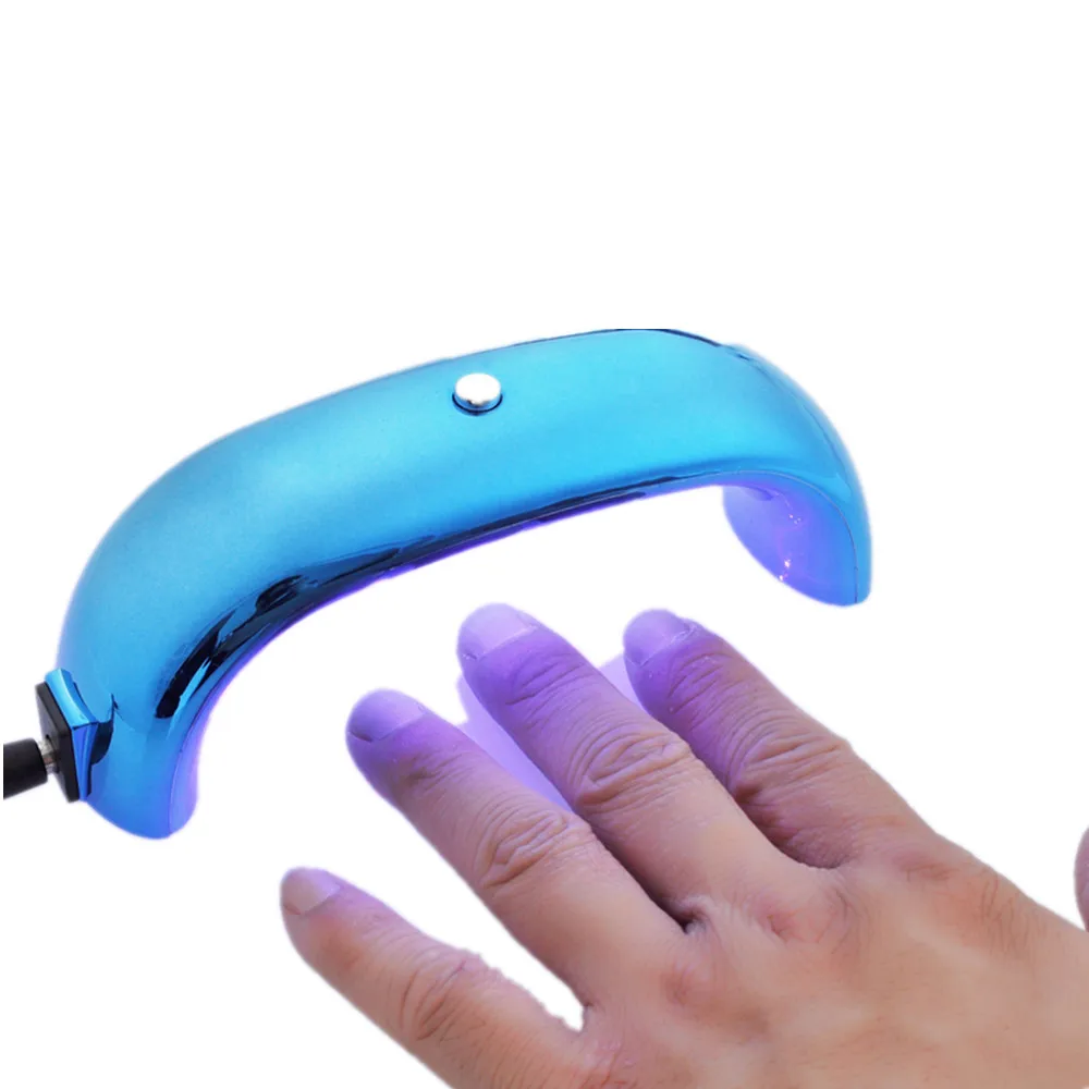 Профессиональная портативная мини лампа для сушки ногтей 9 Вт| |