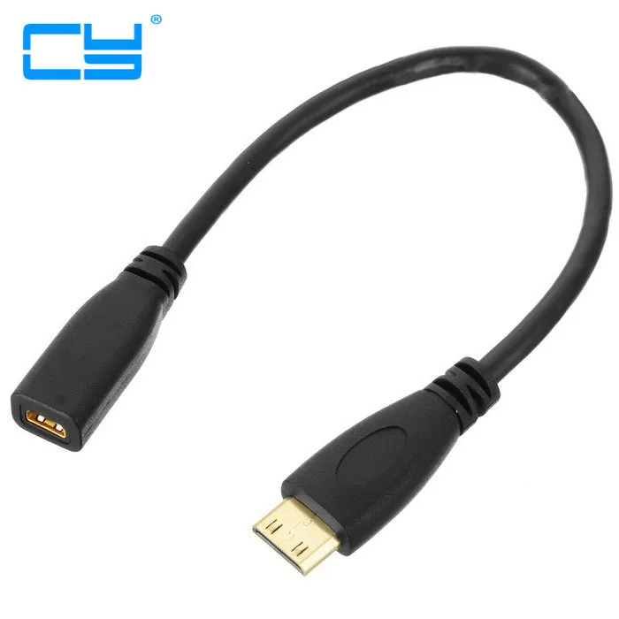 

Переходник с разъема типа D Micro HDMI v1.4 «Мама» на Тип C «мини HDMI» «папа», Кабель-адаптер, 20 см