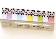 panda DIY Мини милый Kawaii мультфильм животных блокнот Кот панда нот бумажные канцелярские корейские стикеры - Цвет: panda