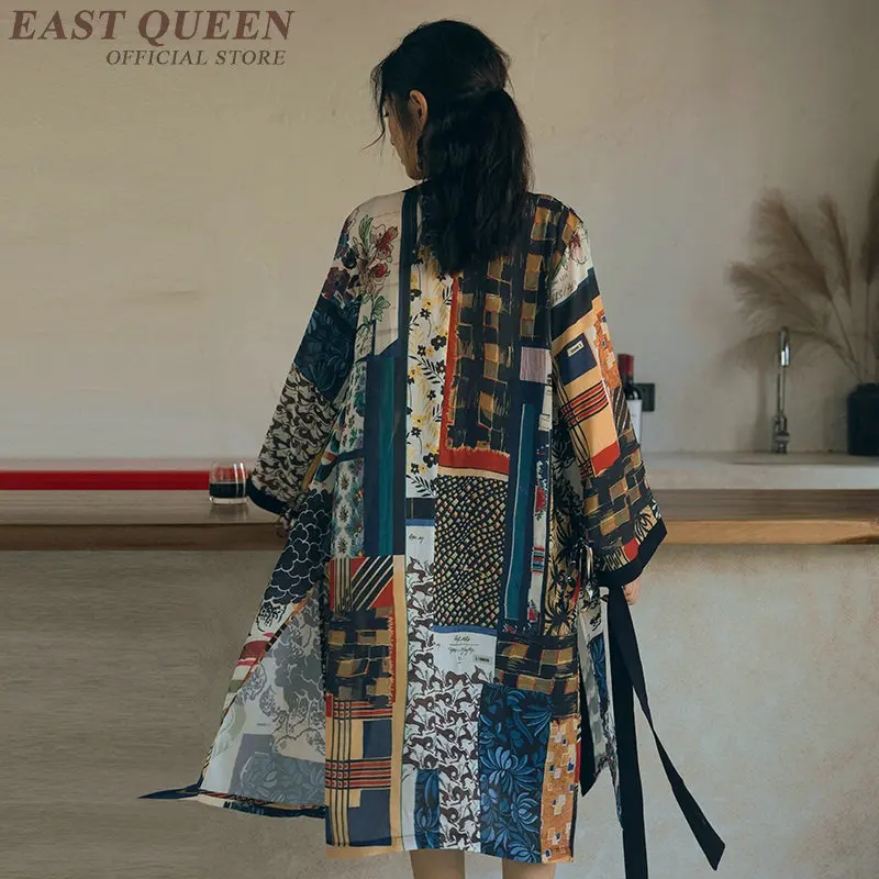 Традиционное японское кимоно платье для косплея Женский юката костюм хаори