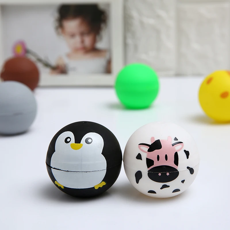 6 шт./креативные мультяшные пластиковые капсулы твист яичная скорлупа милые