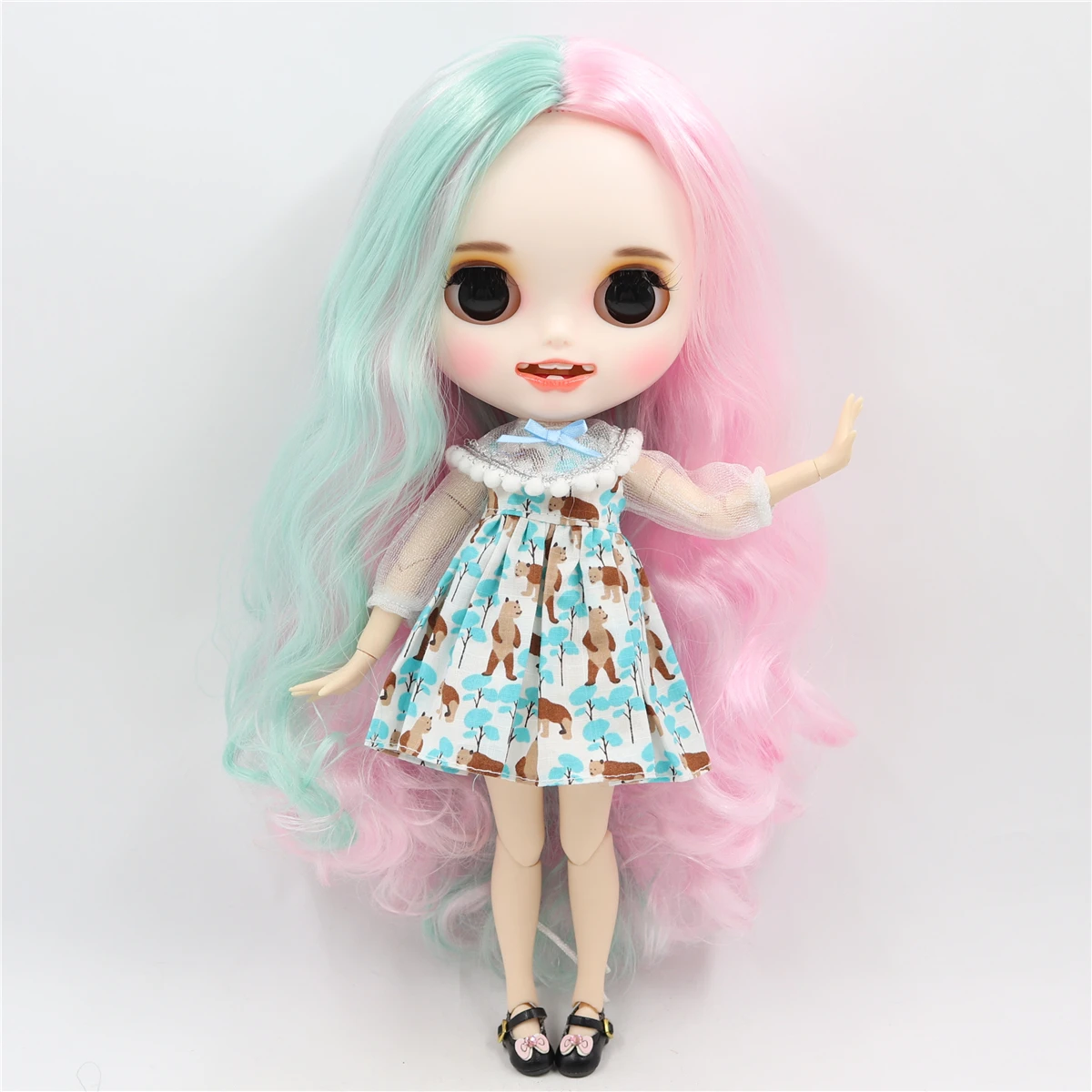Ледяной DBS Blyth кукольные 1/6 bjd из белой кожи шарнирное тело матовая лицевая сторона