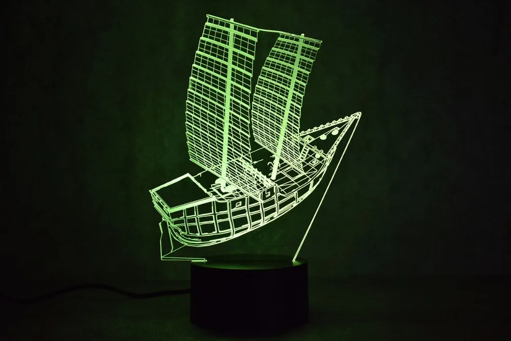 Настольная лампа с 3d подсветкой и USB портом|light gift|lamp sleepusb table |