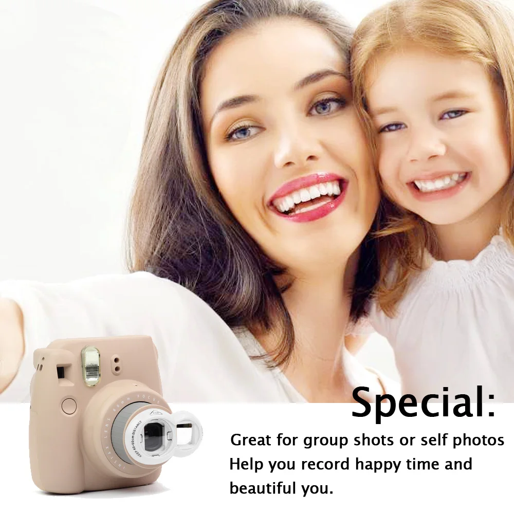 Gosear крупным планом объектив Автопортрет Зеркало для Fuji пленка Fujifilm Instax камера Mini