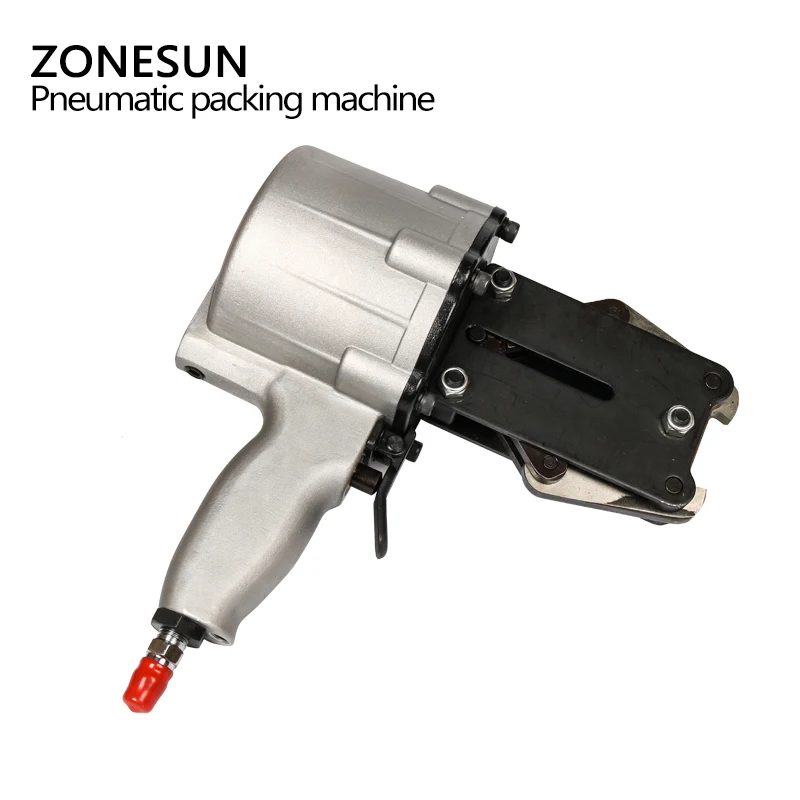 ZONESUN KZS-40/32 пенуматическая стальная упаковка лент инструменты пневматическая стальная лента обвязочно-стяжное устройство и натяжной механизм